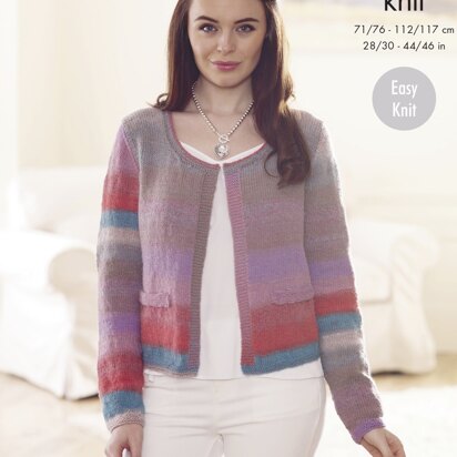 Jackets in King Cole Sprite DK - 4572 - Downloadable PDF