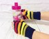 Colourful Ridged Gloves