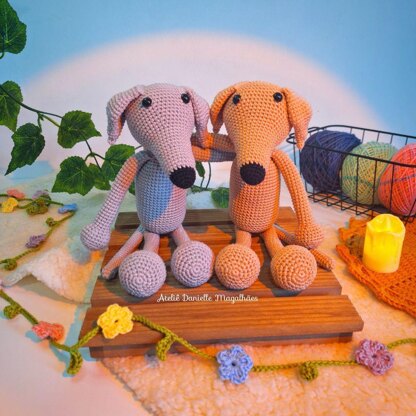 Italian Greyhound amigurumi crochet pattern