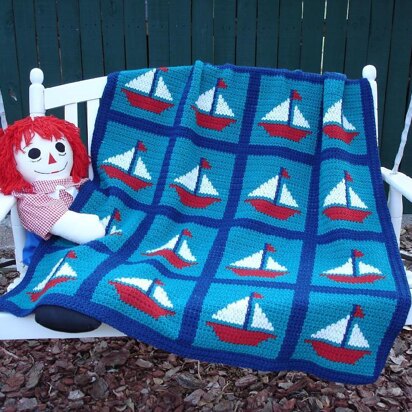 Sailboats Ahoy Afghan