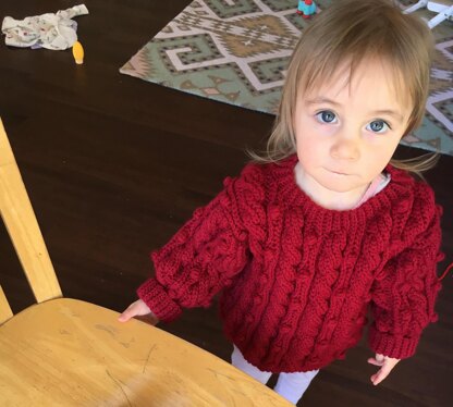 Textured Toddler Sweater