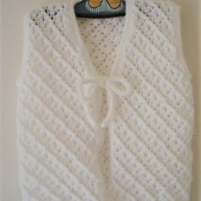 Paige - Child's lace cardigan or vest