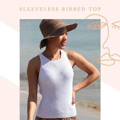 2034 Sleeveless Ribbed Top