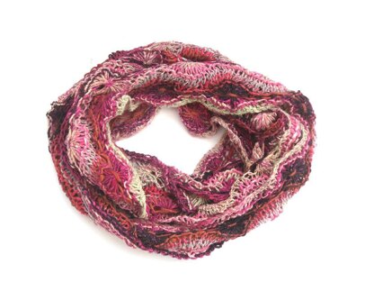 Flowery Infinity Scarf