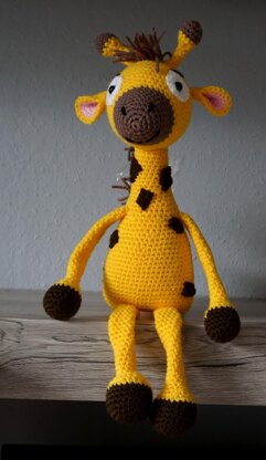 Häkelanleitung für die Schlenker Giraffe Jerry!