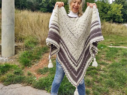 Nova Hooded Triangle Shawl