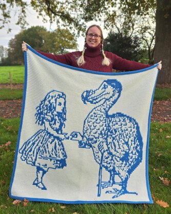 Alice and the Dodo | Overlay Mosaic Blanket