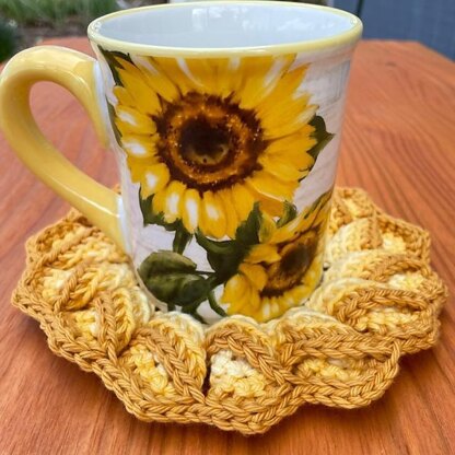 Sunflower Coasters