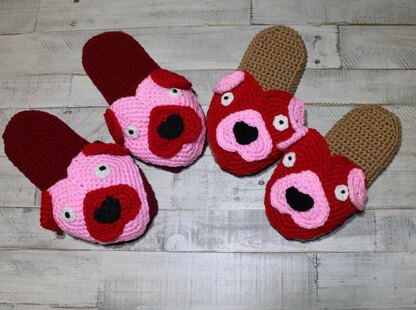 Puppy Love Ladies Slippers