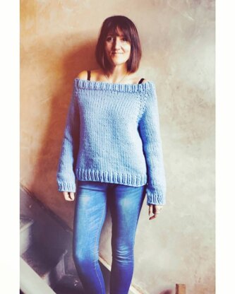 Super-boxy sweater