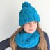 Sarah Owl Pompom Hat and Cowl