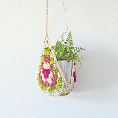 Granny Square Plant Hanger