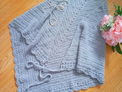 Crochet Katrine Highland Sontag Shawl Pattern
