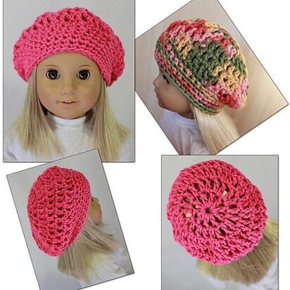 Cozy Winter Beanie for 18 inch Dolls