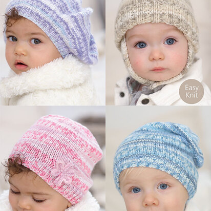 Baby's and Child's Hats in Sirdar Snuggly Baby Crofter DK - 1930 - Downloadable PDF