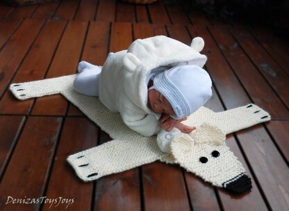 Baby Blanket Polar Bear Rug ( Mat ) Number 2