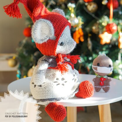 Crochet Pattern - Doll clothes - Outfit Cute Mouse Mimi