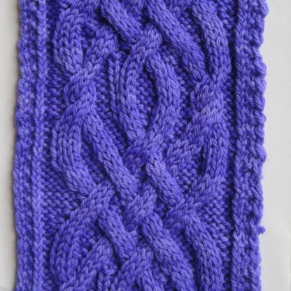 Clearwater Celtic Cabled Scarf