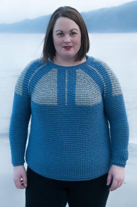 Top Down Nordic Sweater