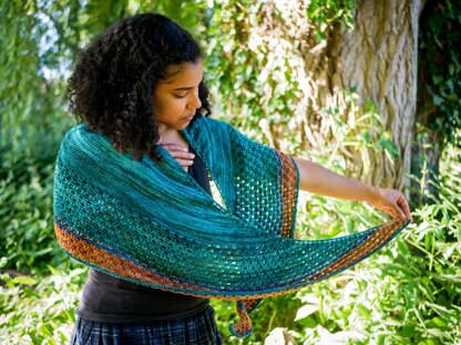 Peacock shawl on sale