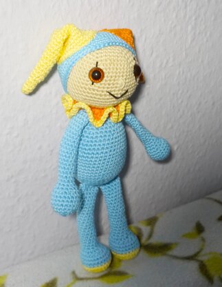 Häkelanleitung für die Amigurumi Figur Harlekin