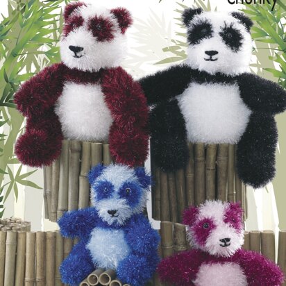 Panda Toys in King Cole Tinsel Chunky - 9059pdf - Downloadable PDF