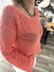Fishnet shirt Peach