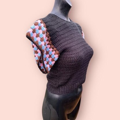 Vintage Crochet Vest Top