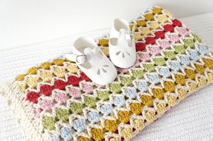 Beatrice Baby Blanket Crochet pattern by Little Doolally LoveCrafts