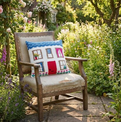 Pretty House Cushion