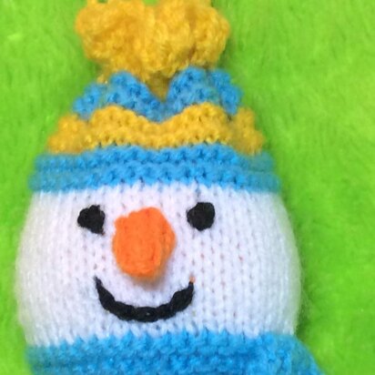 Snowman Drawstring Gift Bag