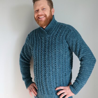 Dapper Dad Pullover Crochet pattern by MJsOffTheHook | LoveCrafts