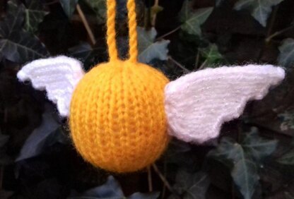 Golden Snitch Inspired Bauble