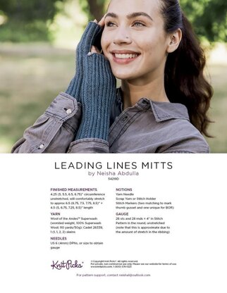 Leading Lines Mitts