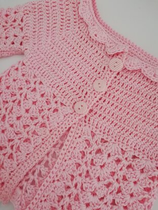 Jane Crochet Baby Cardigan