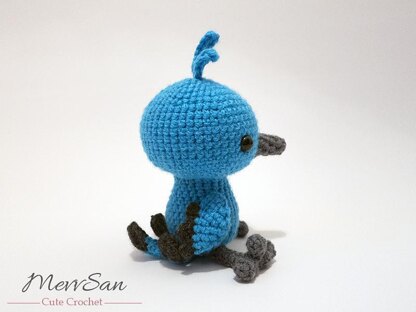 Amigurumi Woodland Critter Bluebird