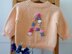 Floral Initial Embroidery Knitting Baby Sweater