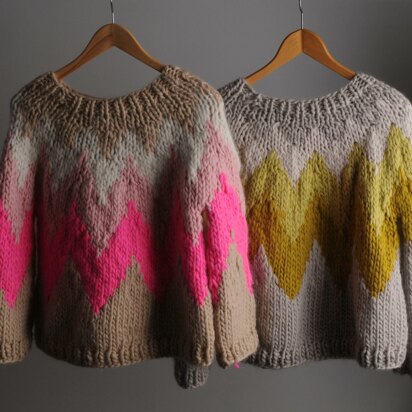 ZigZag Jumper - knitting pattern