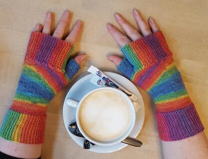 Rainbow Mitts