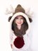 Rudy the Reindeer Hooded Scarf