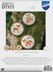 Vervaco Miniature Forest Animals Set Of 3 Cross Stitch Kit - 10cm X 10cm/4in X 4in