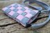 Checkerboard small shoulder phone bag crochet pattern T3