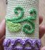 Crochet candle. Easter decorated candle. Candle ornament. Traditional cross. Holiday decor. Easter project