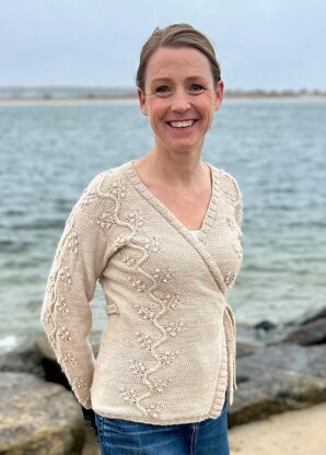 Bobble Vine Wrap Sweater