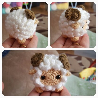 Amigurumi baby sheep