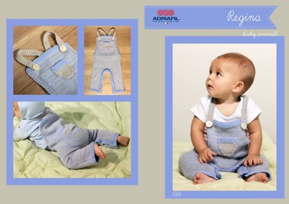 Baby Overall in Adriafil Regina - 1566 - Downloadable PDF