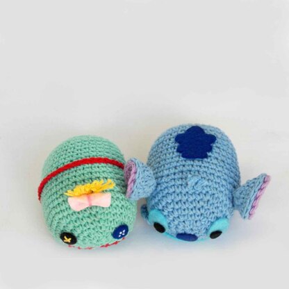 Tsum Tsum stitch scrump crochet amigurumi pattern