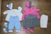 Knitting pattern baby jacket, hat, trousers, dress, booties, blanket/afghan  #43