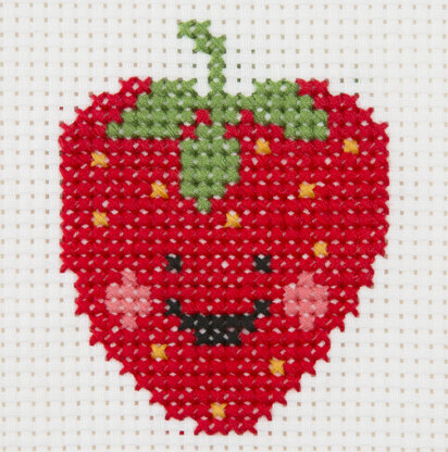 Anchor First: Strawberry Cross Stitch Kit