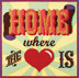 DMC Home Where the Heart Is Tapestry Cushion Front Kit - 40 x 40cm